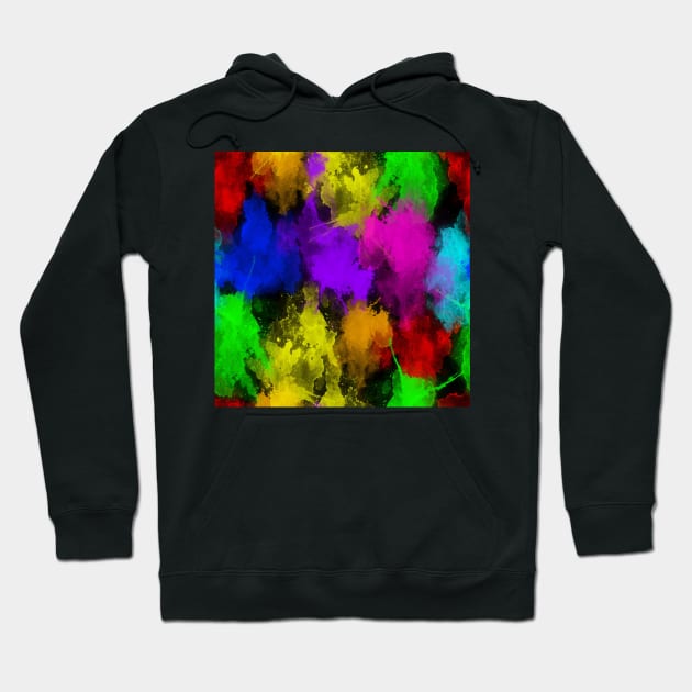 Watercolor splatter effect, brush strokes, spray texture Hoodie by ilhnklv